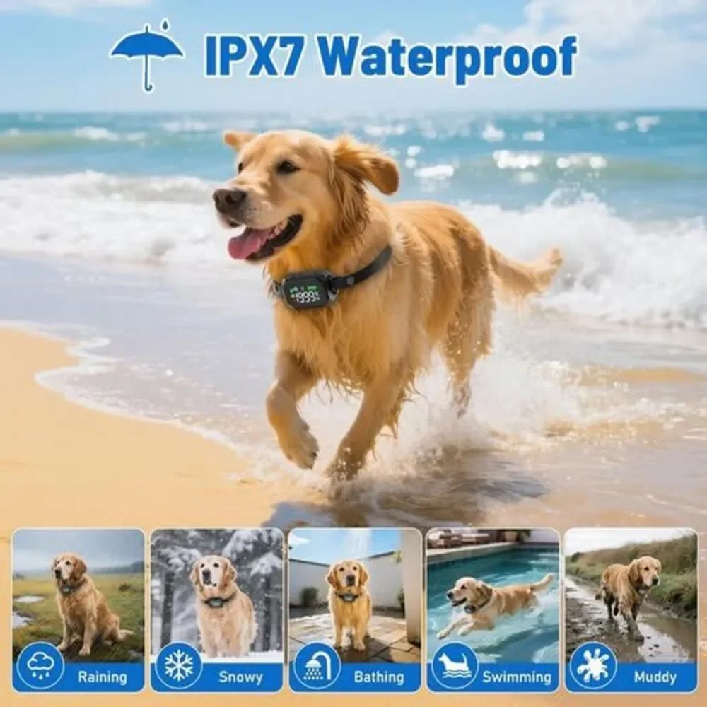 GPS Wireless Dog Fence, Electric Fence for Dogs, Perimeter Collar Fence System